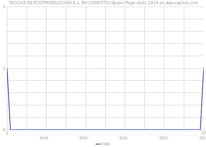 TECICAS DE POSTPRODUCCION S. L. EN CONSTITU (Spain) Page visits 2024 