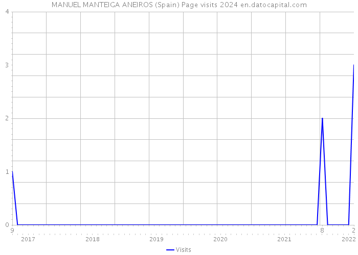 MANUEL MANTEIGA ANEIROS (Spain) Page visits 2024 