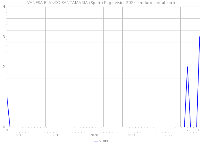 VANESA BLANCO SANTAMARIA (Spain) Page visits 2024 