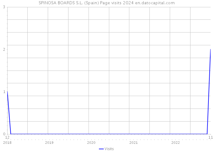 SPINOSA BOARDS S.L. (Spain) Page visits 2024 