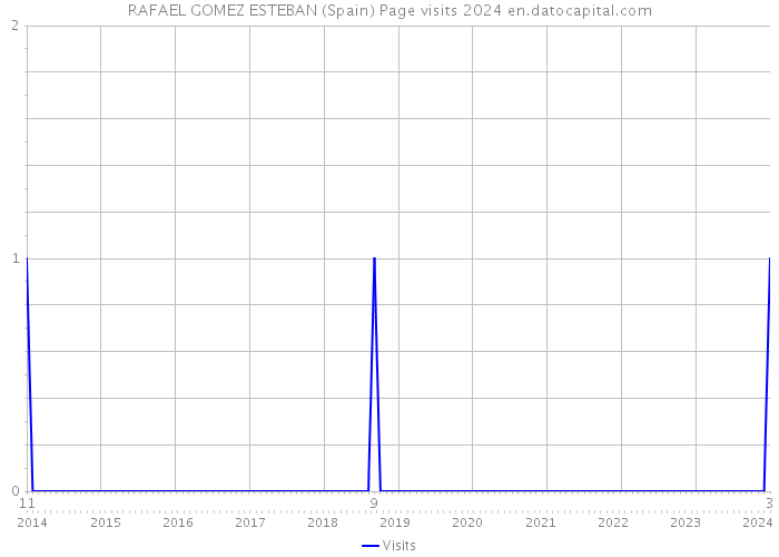 RAFAEL GOMEZ ESTEBAN (Spain) Page visits 2024 