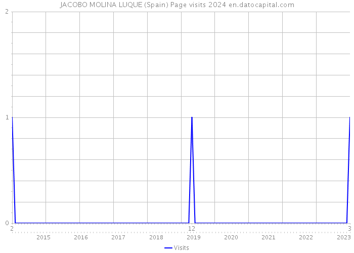 JACOBO MOLINA LUQUE (Spain) Page visits 2024 