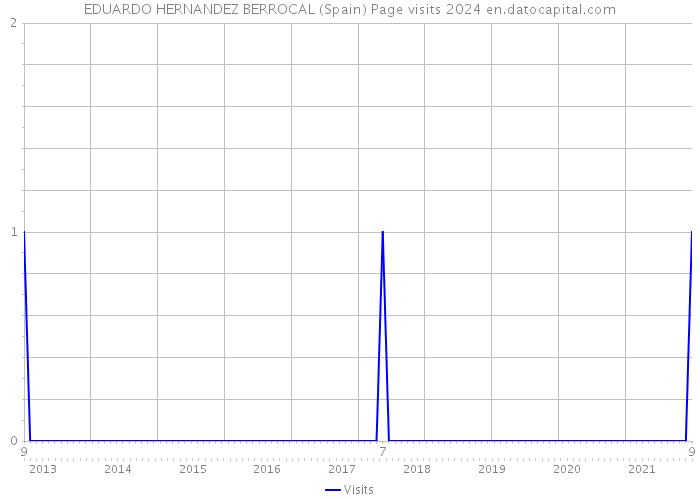 EDUARDO HERNANDEZ BERROCAL (Spain) Page visits 2024 
