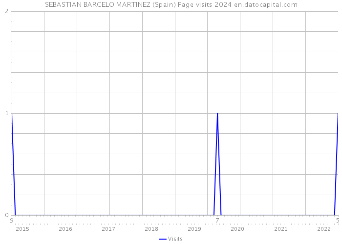 SEBASTIAN BARCELO MARTINEZ (Spain) Page visits 2024 