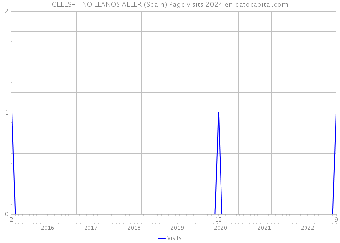 CELES-TINO LLANOS ALLER (Spain) Page visits 2024 