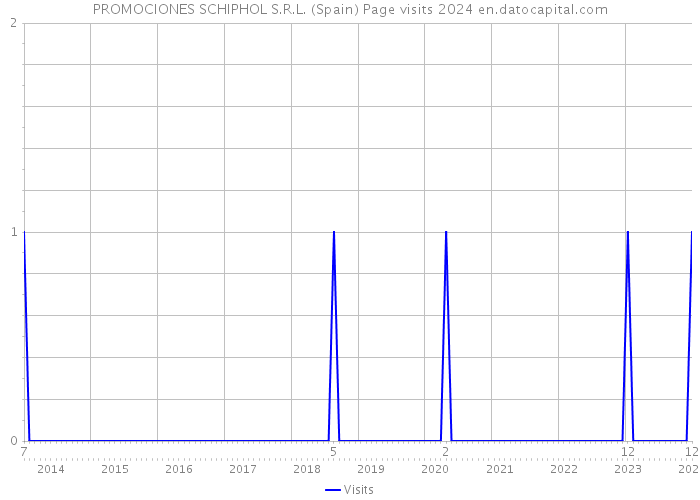 PROMOCIONES SCHIPHOL S.R.L. (Spain) Page visits 2024 