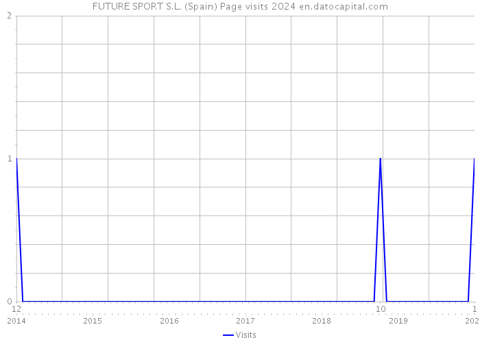 FUTURE SPORT S.L. (Spain) Page visits 2024 