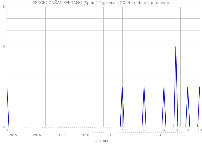 SERGIO CAÑAS SERRANO (Spain) Page visits 2024 
