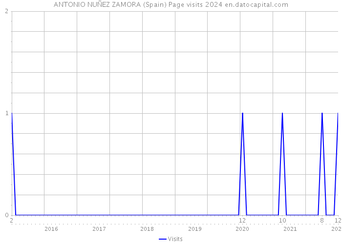 ANTONIO NUÑEZ ZAMORA (Spain) Page visits 2024 