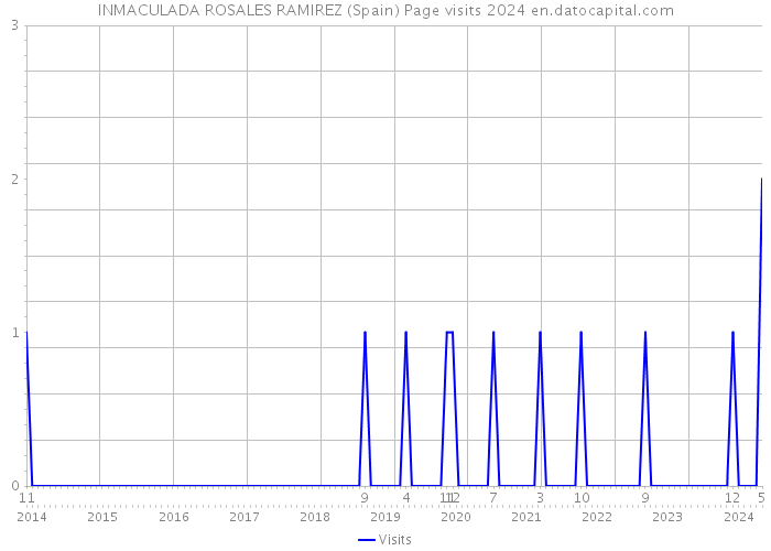 INMACULADA ROSALES RAMIREZ (Spain) Page visits 2024 