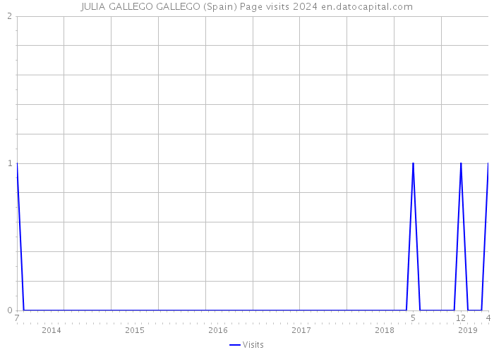 JULIA GALLEGO GALLEGO (Spain) Page visits 2024 