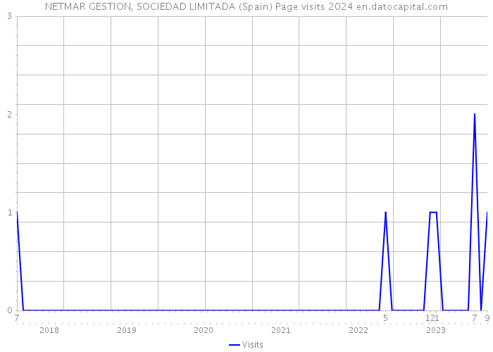 NETMAR GESTION, SOCIEDAD LIMITADA (Spain) Page visits 2024 