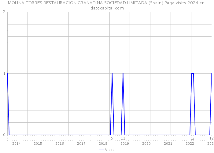 MOLINA TORRES RESTAURACION GRANADINA SOCIEDAD LIMITADA (Spain) Page visits 2024 