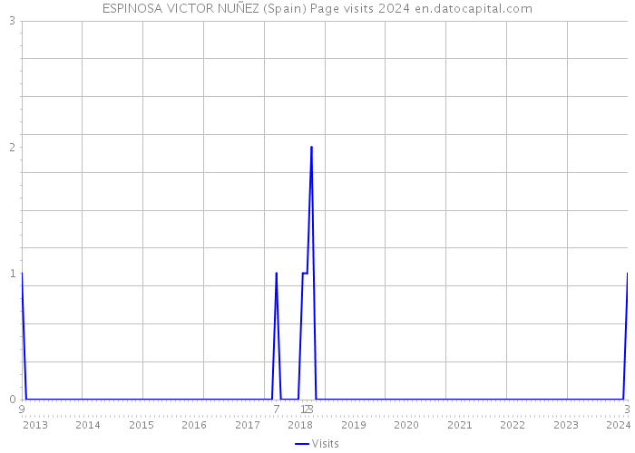 ESPINOSA VICTOR NUÑEZ (Spain) Page visits 2024 