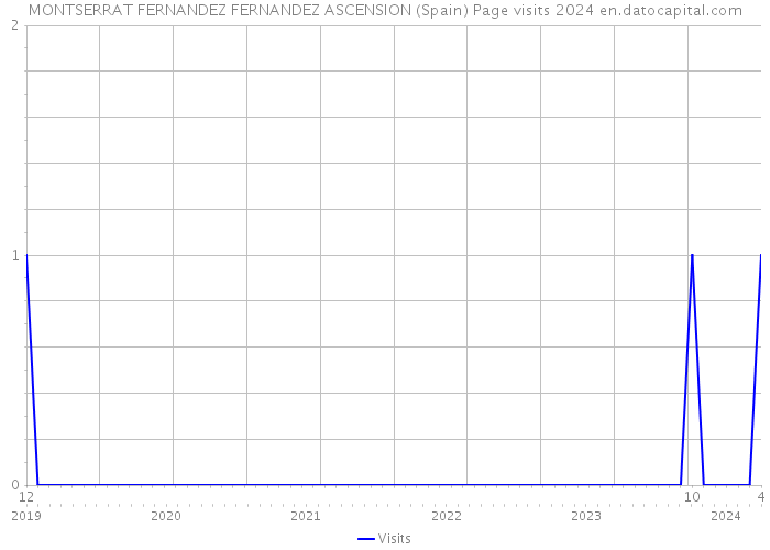 MONTSERRAT FERNANDEZ FERNANDEZ ASCENSION (Spain) Page visits 2024 