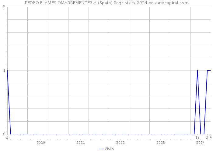 PEDRO FLAMES OMARREMENTERIA (Spain) Page visits 2024 