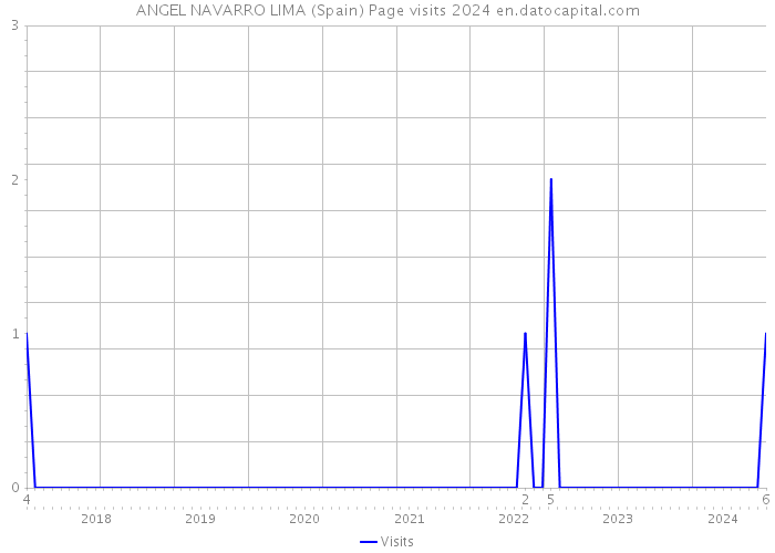 ANGEL NAVARRO LIMA (Spain) Page visits 2024 