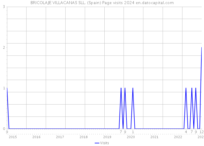 BRICOLAJE VILLACANAS SLL. (Spain) Page visits 2024 