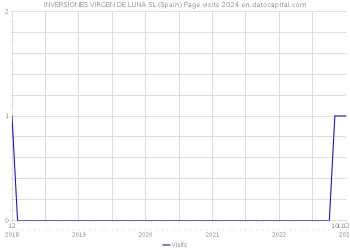 INVERSIONES VIRGEN DE LUNA SL (Spain) Page visits 2024 