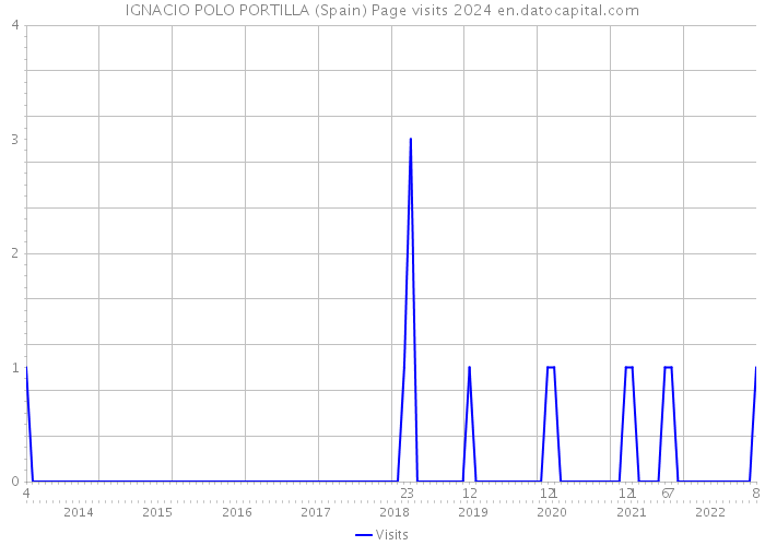 IGNACIO POLO PORTILLA (Spain) Page visits 2024 