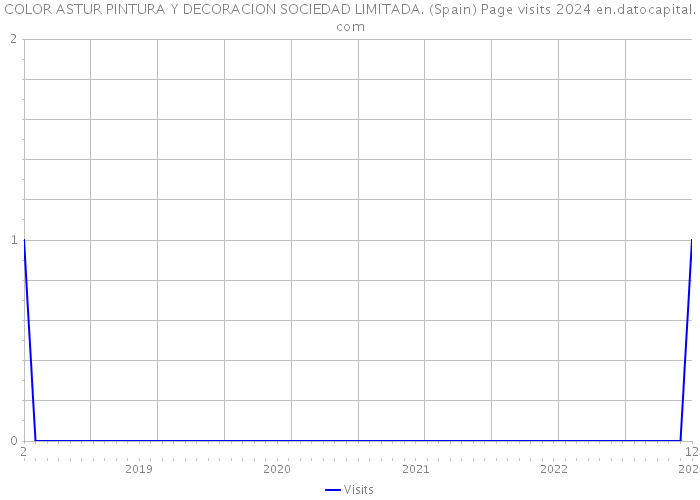 COLOR ASTUR PINTURA Y DECORACION SOCIEDAD LIMITADA. (Spain) Page visits 2024 