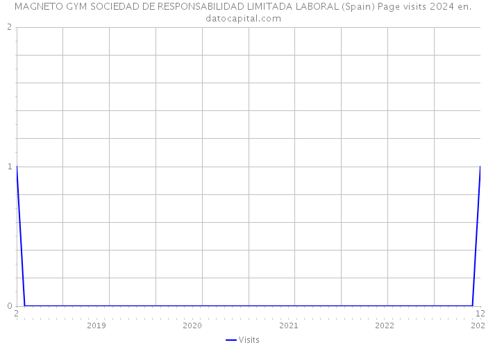 MAGNETO GYM SOCIEDAD DE RESPONSABILIDAD LIMITADA LABORAL (Spain) Page visits 2024 