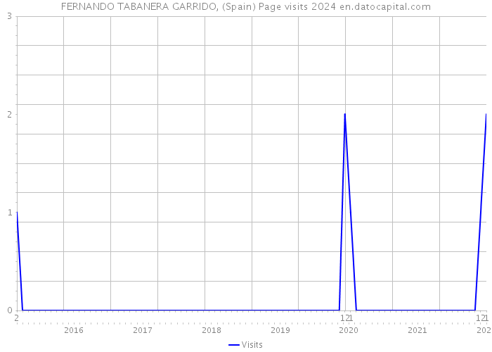FERNANDO TABANERA GARRIDO, (Spain) Page visits 2024 