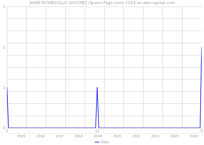 JAIME MONESCILLO SANCHEZ (Spain) Page visits 2024 
