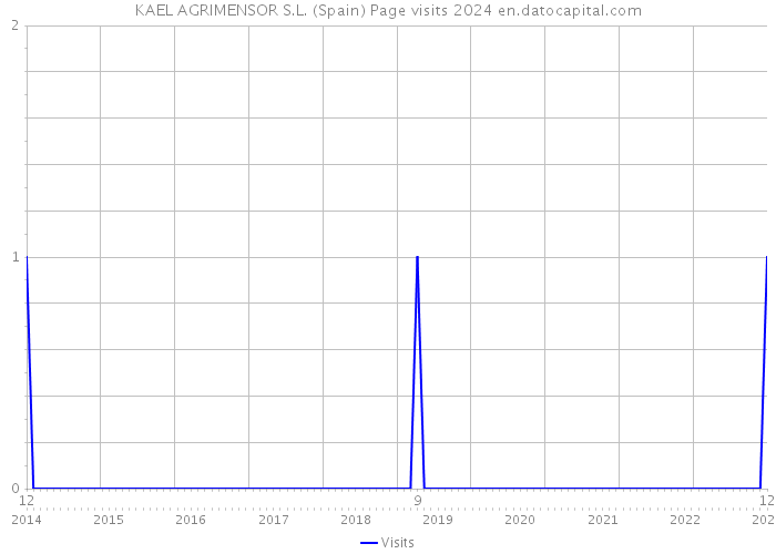 KAEL AGRIMENSOR S.L. (Spain) Page visits 2024 