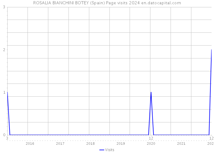 ROSALIA BIANCHINI BOTEY (Spain) Page visits 2024 