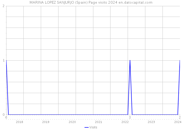 MARINA LOPEZ SANJURJO (Spain) Page visits 2024 