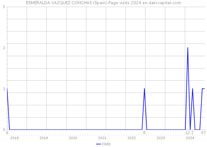 ESMERALDA VAZQUEZ CONCHAS (Spain) Page visits 2024 