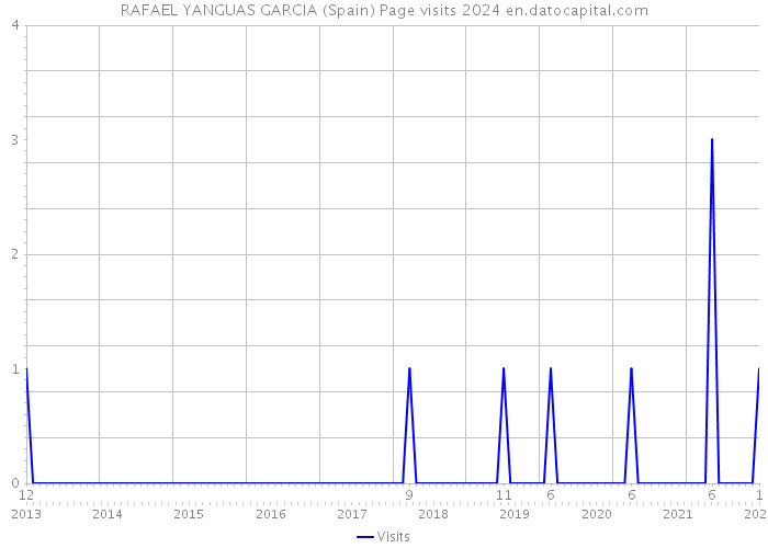 RAFAEL YANGUAS GARCIA (Spain) Page visits 2024 