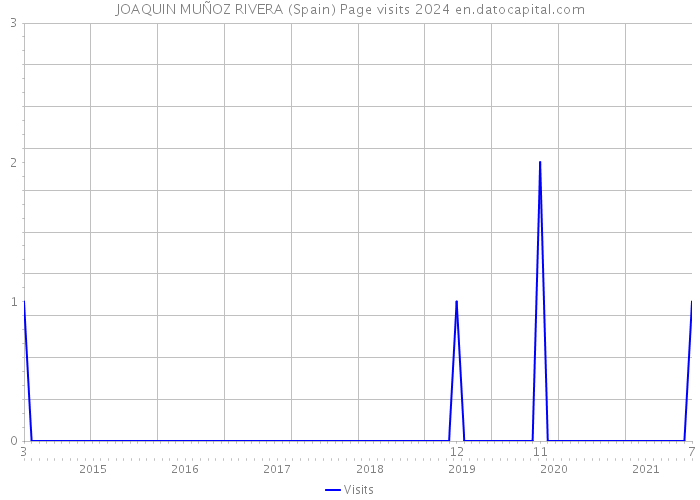 JOAQUIN MUÑOZ RIVERA (Spain) Page visits 2024 