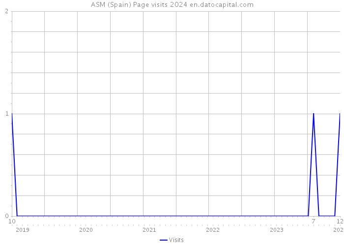 ASM (Spain) Page visits 2024 