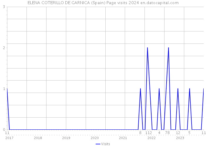 ELENA COTERILLO DE GARNICA (Spain) Page visits 2024 