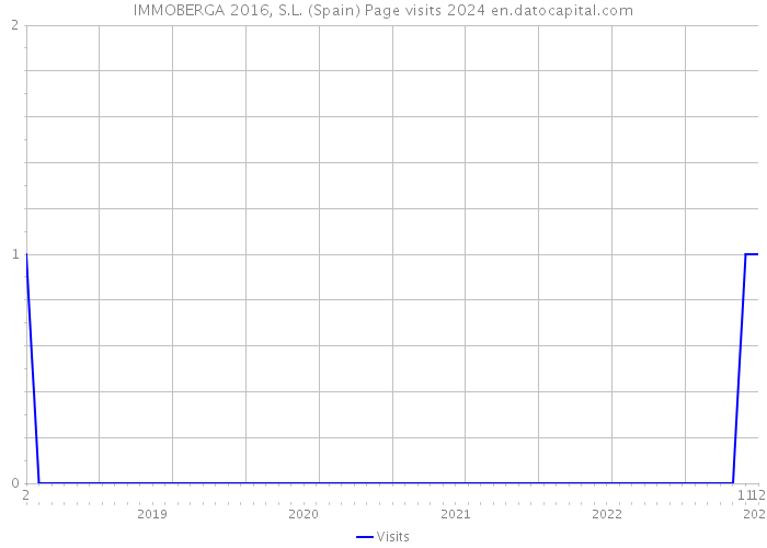 IMMOBERGA 2016, S.L. (Spain) Page visits 2024 