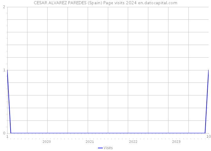 CESAR ALVAREZ PAREDES (Spain) Page visits 2024 