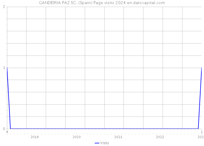 GANDEIRIA PAZ SC. (Spain) Page visits 2024 