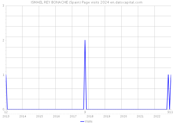 ISMAEL REY BONACHE (Spain) Page visits 2024 