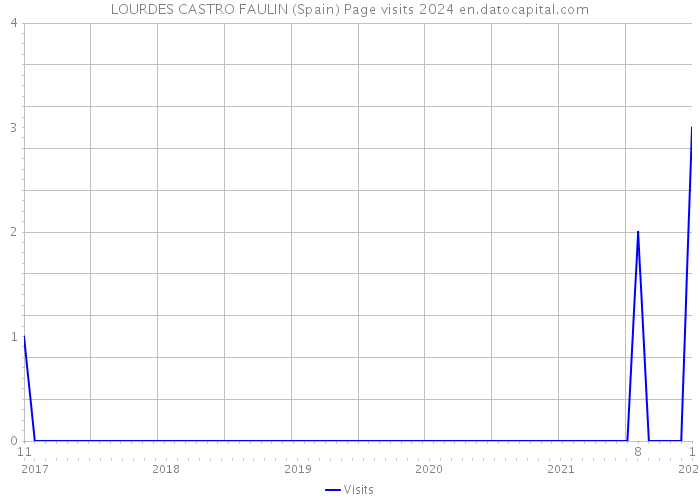 LOURDES CASTRO FAULIN (Spain) Page visits 2024 