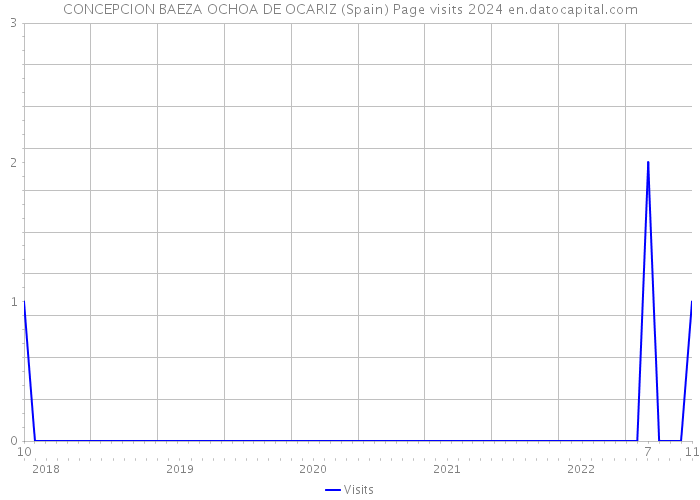 CONCEPCION BAEZA OCHOA DE OCARIZ (Spain) Page visits 2024 