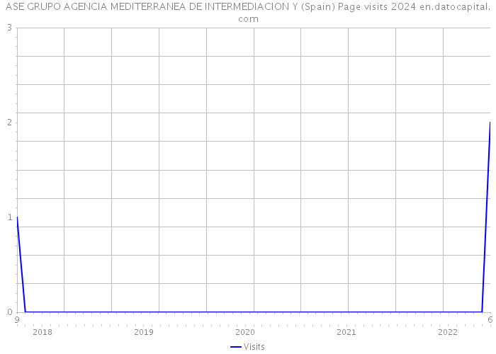 ASE GRUPO AGENCIA MEDITERRANEA DE INTERMEDIACION Y (Spain) Page visits 2024 