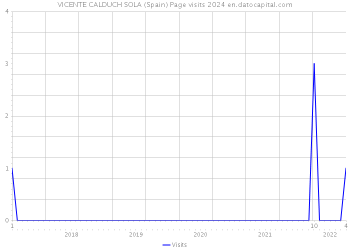 VICENTE CALDUCH SOLA (Spain) Page visits 2024 