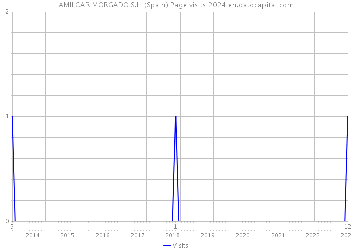 AMILCAR MORGADO S.L. (Spain) Page visits 2024 