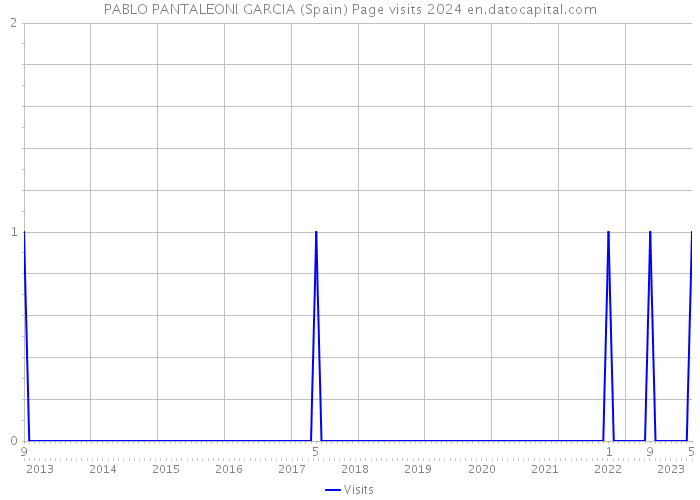 PABLO PANTALEONI GARCIA (Spain) Page visits 2024 