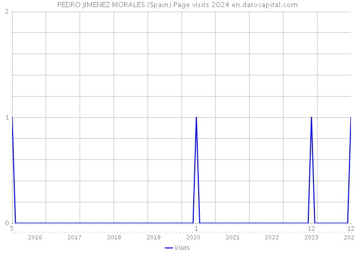 PEDRO JIMENEZ MORALES (Spain) Page visits 2024 
