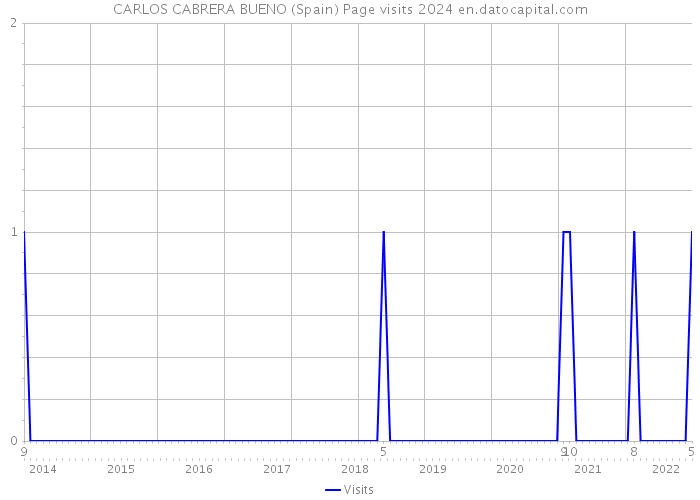 CARLOS CABRERA BUENO (Spain) Page visits 2024 