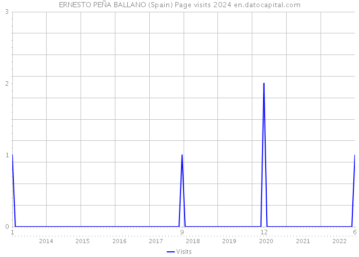 ERNESTO PEÑA BALLANO (Spain) Page visits 2024 