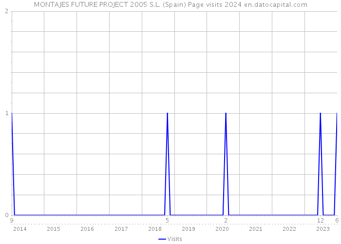 MONTAJES FUTURE PROJECT 2005 S.L. (Spain) Page visits 2024 